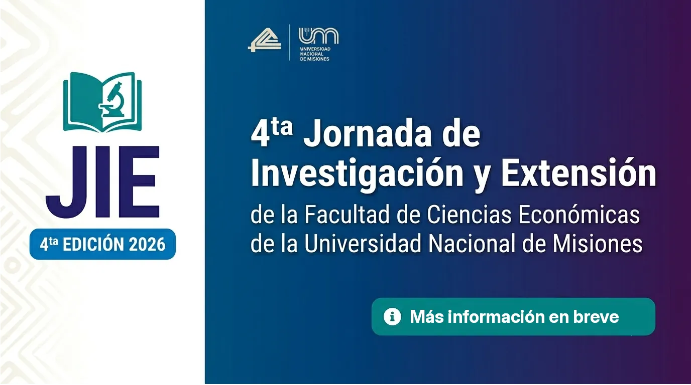 Imagen destacada de 4tas. Jornadas de Investigación y Extensión de la FCE
